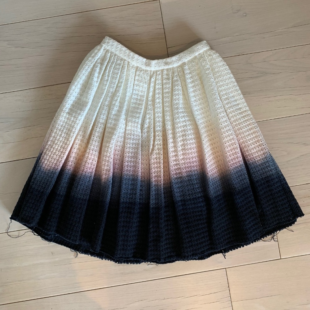 Ellery Ombre Broderie Anglais Skirt XS